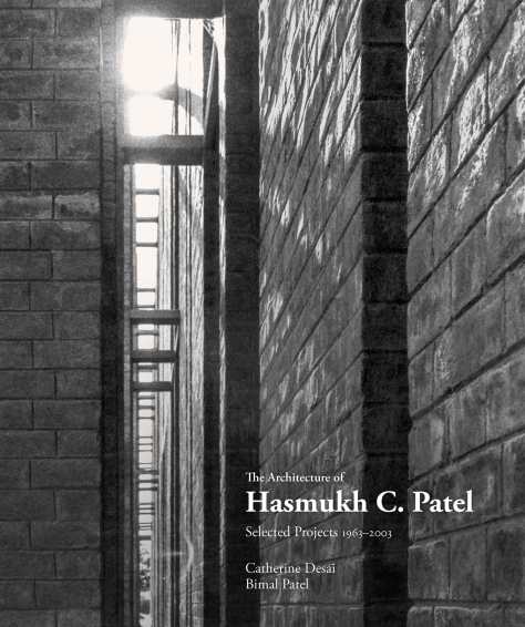 Book Cover: Looking between the expressed columns and the main wall of the front facade while entering the Newman Hall in Ahmedabad,1963