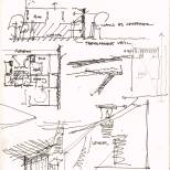 Parekh House, Ahmedabad [2015] drawing by Uday Andhare