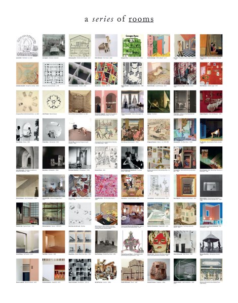 “A Series of Rooms is a collection of domestic spaces – an exploration into the imaginary of the housing archetype – as portrayed in art, media and human studies.” : This research is a great example of how to orchestrate new meanings in history by ordering precedents in an imaginative manner. It is an excellent example where authorship is organising ideas in a non-linear and thematic way; source: https://aseriesofrooms.com/#/